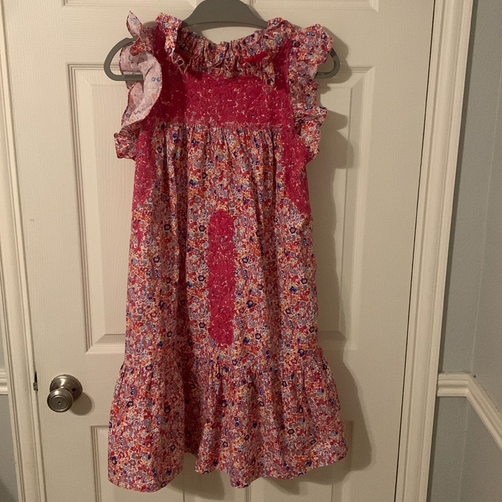 Pink floral mi golondrina Olivia dress